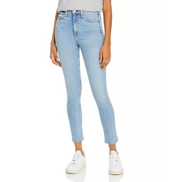 $268 Rag & Bone Nina High Rise Ankle Skinny Jeans In Eastwood Size 29